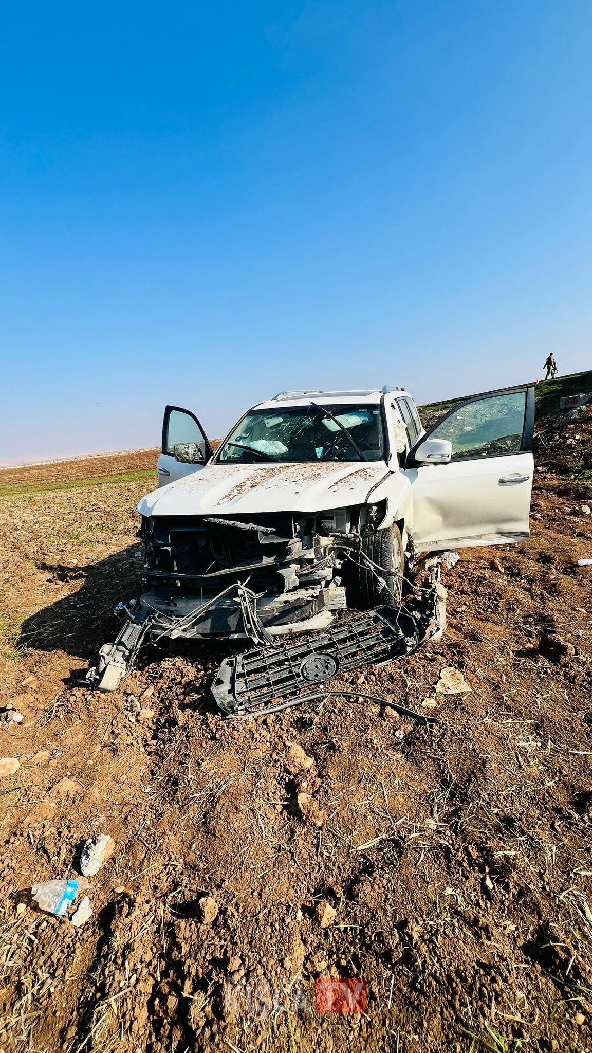 Nusaybin-Girmeli Yolunda Otomobil Şarampole Yuvarlandı: 4 Yaralı