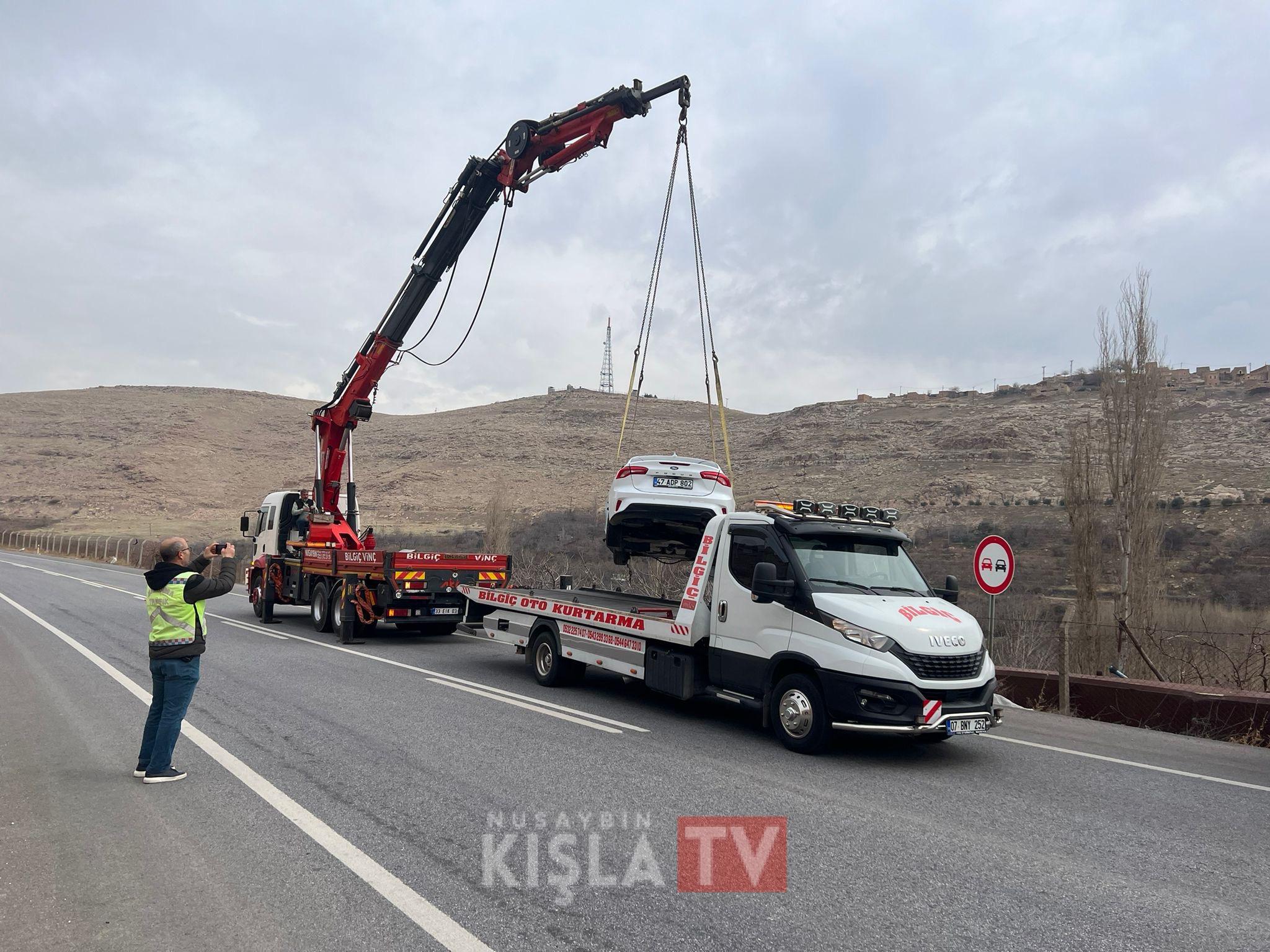 Nusaybin-Midyat Yolunda Trafik Kazası: 1 Yaralı