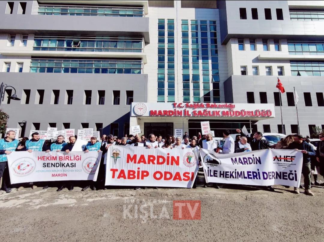 Mardin’de Aile Hekimlerinden Üçüncü İş Bırakma Eylemi