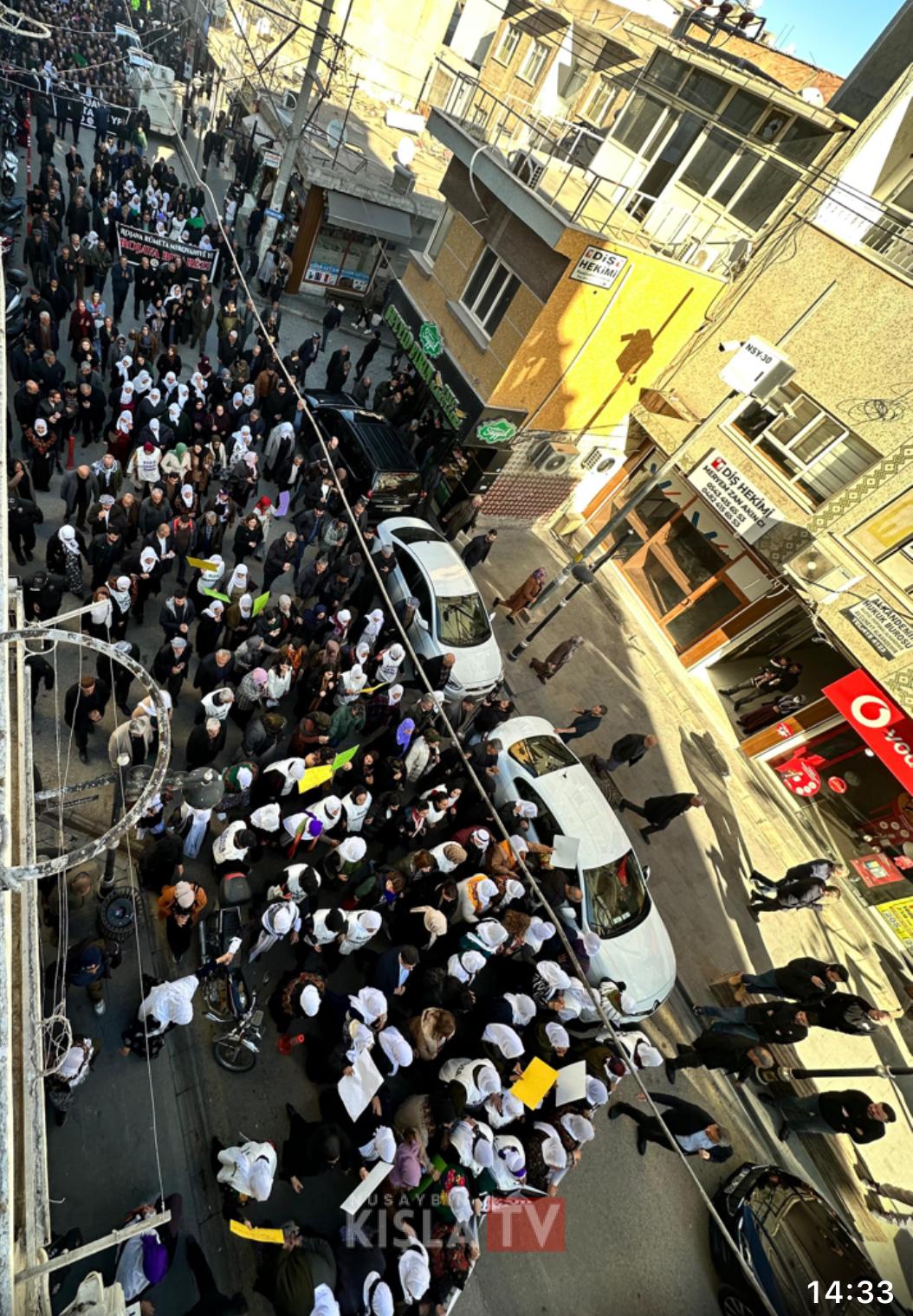 Nusaybinde, Barış Özgürlük ve Birlikte Yaşam Sloganı İle  Yürüyüş Yapıldı