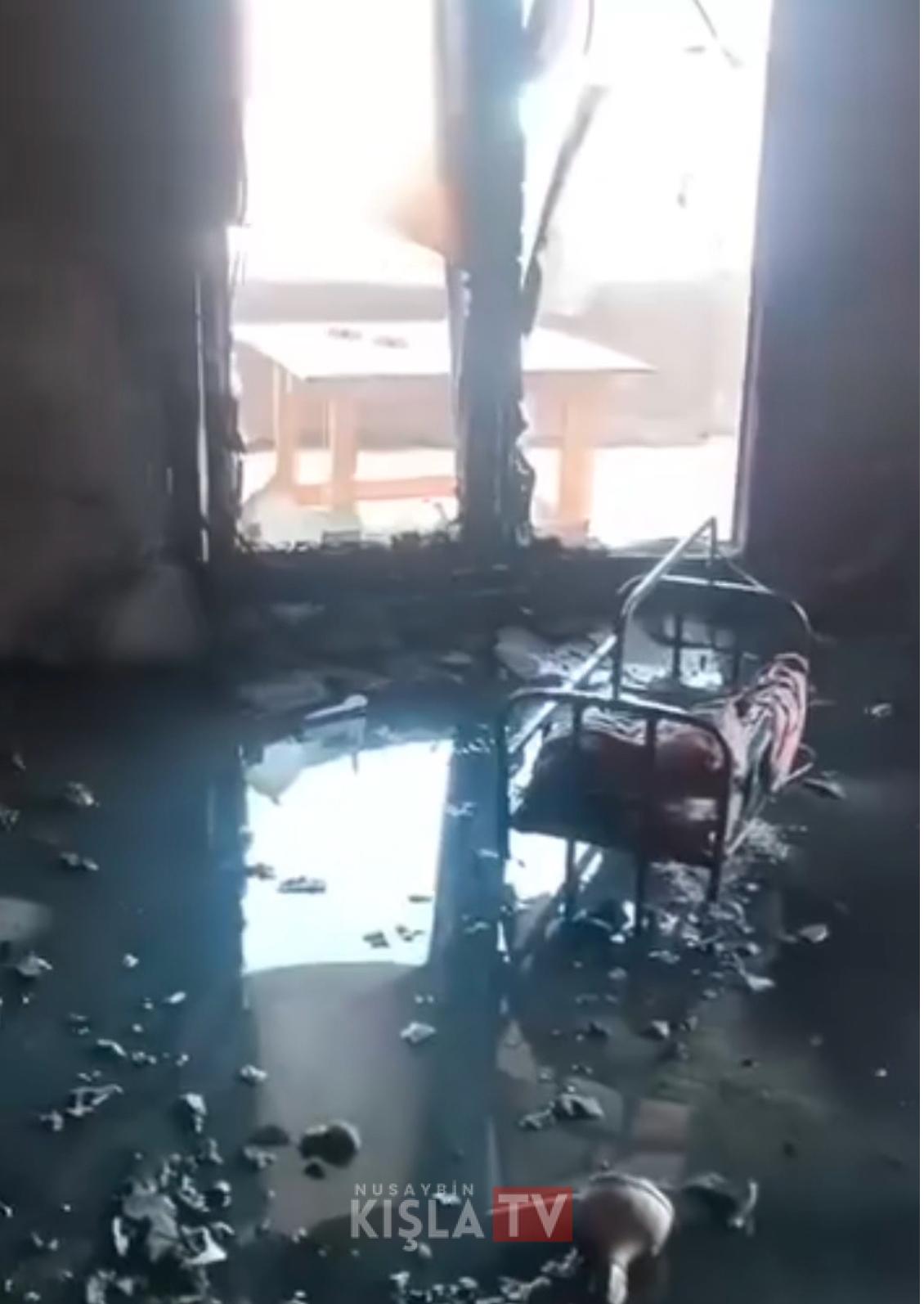 Kızıltepe’de Elektrik Sobasından Çıkan Yangın Bir Evi Kül Etti