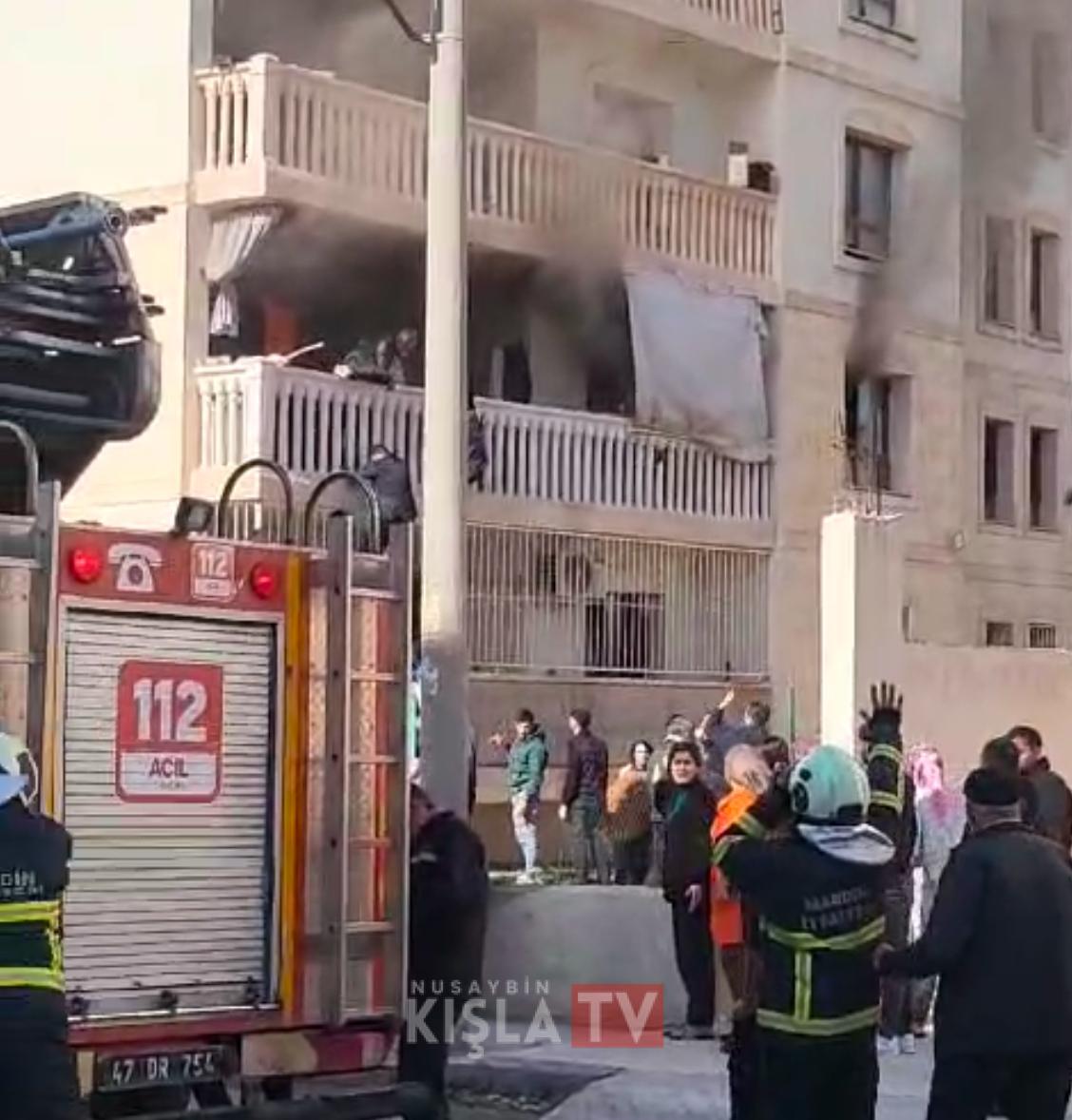 Nusaybin’de Elektrikli Sobadan Çıktığı İddia Edilen Yangın Paniğe Neden Oldu
