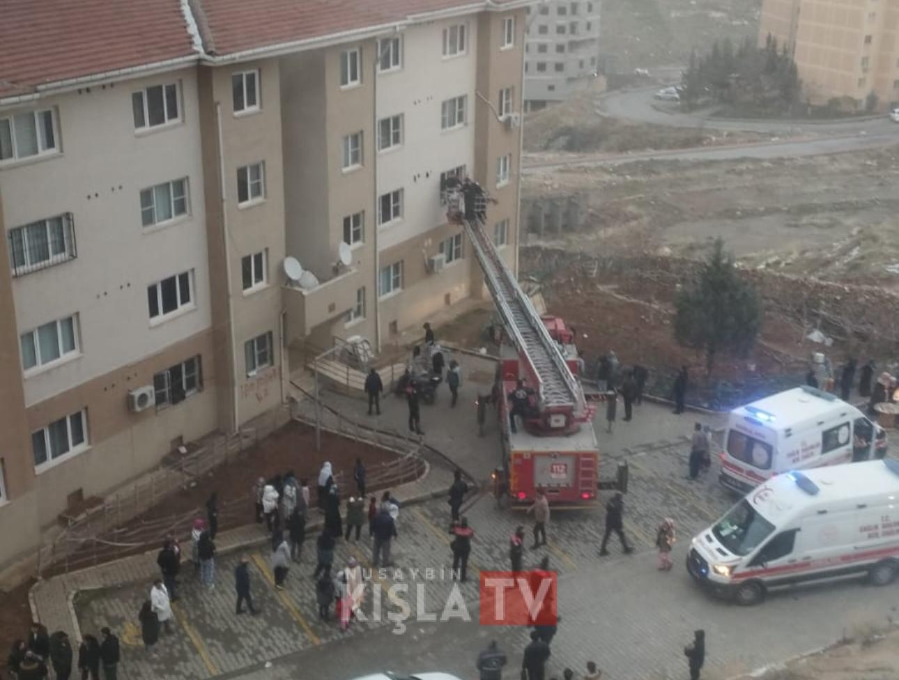 Mardin’de Apartman Yangını: 5 Kişi Dumandan Etkilendi