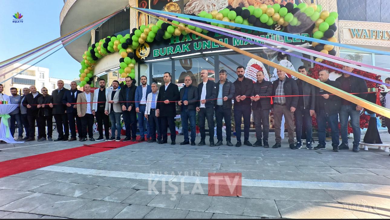 Hacı Baba Burak Unlu Mamulleri Nusaybin’de Hizmete Açıldı