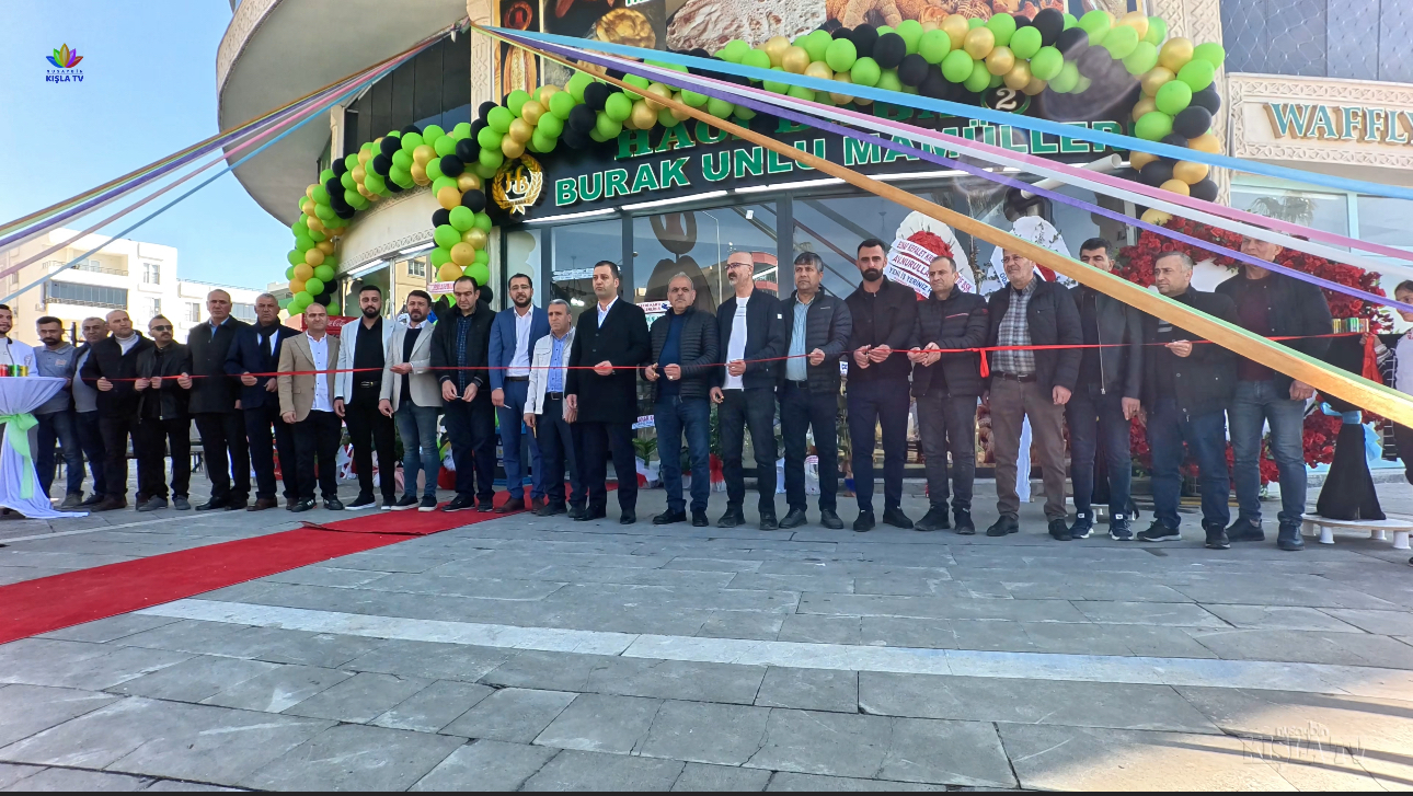 Hacı Baba Burak Unlu Mamulleri Nusaybin’de Hizmete Açıldı