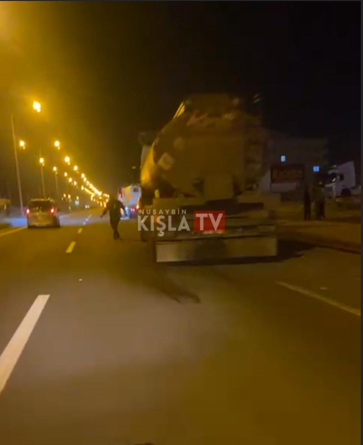 Nusaybin İpek Yolu’nda Zincirleme Kaza: 4 Tanker Çarpıştı