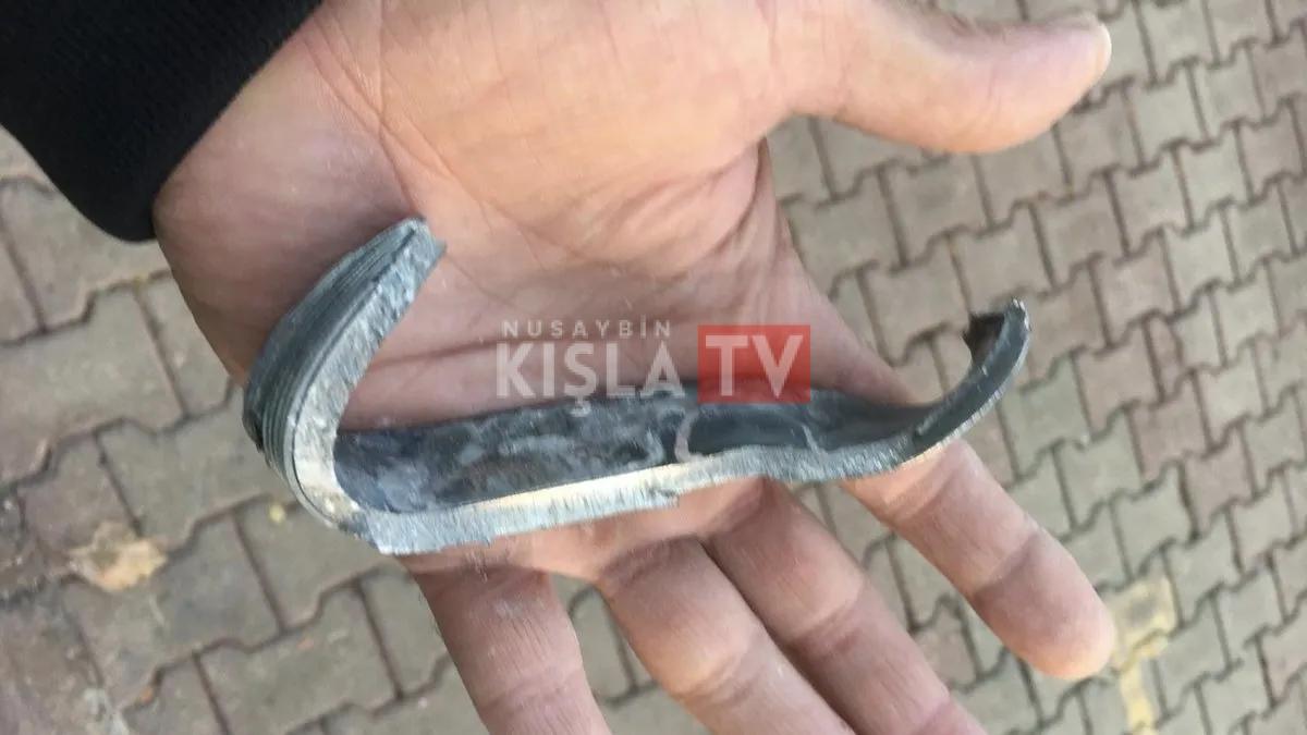 Kamışlı’da imha edilen rejimin mühimmat depolarındaki bir bomba Nusaybin’e isabet etti